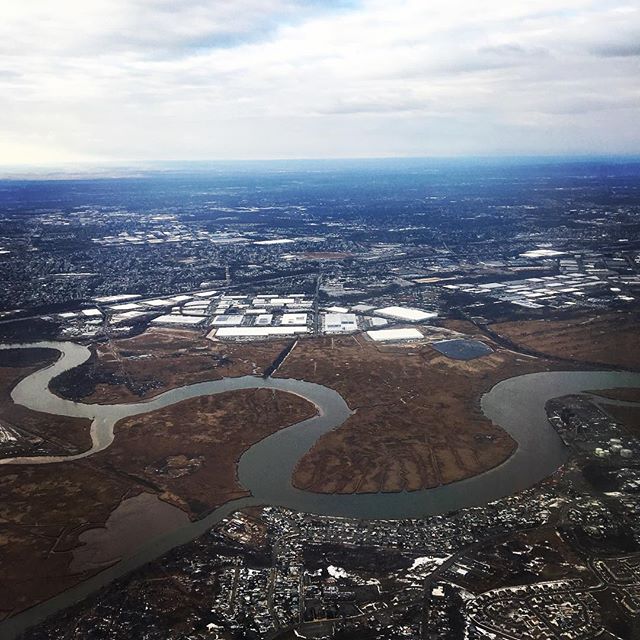 Twisty river in New Jersey